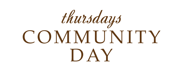 logo thursdays community day 640